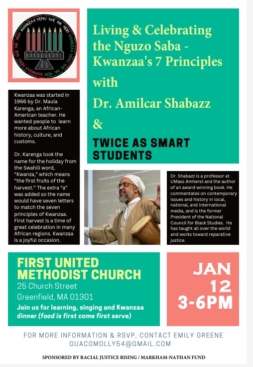 Living & Celebrating the Nguzo Saba - Kwanzaa's 7 Principles with Dr. Amilcar Shabazz & Twice as Smart Students